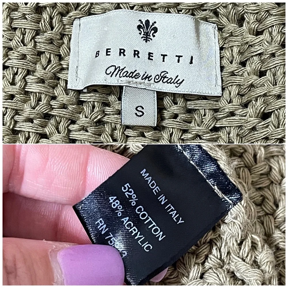 Berretti Button Closure Sweater Cardigan - Picture 13 of 14